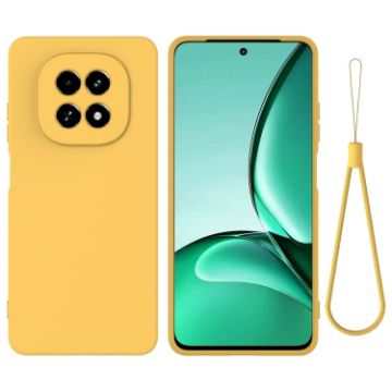 Realme C63/V60 5G Yellow Liquid Silicone Dropproof Phone Case - 1