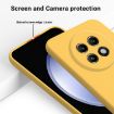 Realme 13+ Yellow Liquid Silicone Dropproof Full Coverage Phone Case - 6
