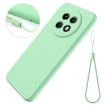 Realme 13+ Green Liquid Silicone Dropproof Full Coverage Phone Case - 2