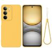 Realme C75 Yellow Liquid Silicone Dropproof Full Coverage Phone Case - 1