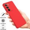 Realme C75 Red Liquid Silicone Dropproof Full Coverage Phone Case - 2