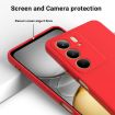Realme C75 Red Liquid Silicone Dropproof Full Coverage Phone Case - 4
