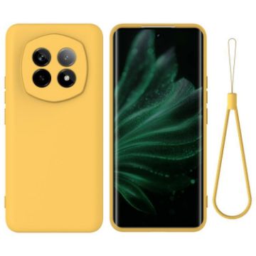 Realme P2 Pro Yellow Liquid Silicone Dropproof Phone Case Full Coverage - 1