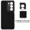 Realme C75x Black Liquid Silicone Dropproof Full Coverage Phone Case - 6