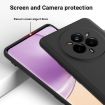 Realme 14 Pro Black Liquid Silicone Dropproof Full Coverage Case - 4