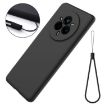 Realme 14 Pro Black Liquid Silicone Dropproof Full Coverage Case - 7
