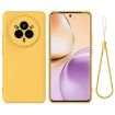 Realme 14 Pro Yellow Liquid Silicone Dropproof Full Coverage Case - 1