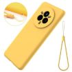 Realme 14 Pro Yellow Liquid Silicone Dropproof Full Coverage Case - 7