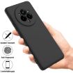 Realme 14 Pro+ Black Liquid Silicone Dropproof Full Coverage Case - 2