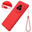 Realme 14 Pro+ Red Liquid Silicone Dropproof Full Coverage Phone Case - 7