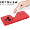 Realme P3 Pro Red Liquid Silicone Dropproof Full Coverage Phone Case - 8