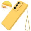 Realme P3x Yellow Liquid Silicone Dropproof Full Coverage Phone Case - 7