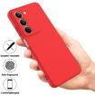 Realme P3x Red Liquid Silicone Dropproof Full Coverage Phone Case - 2