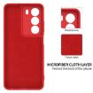 Realm V70/V70s 5G Red Silicone Dropproof Full Coverage Phone Case - 6