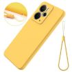 Realme 14/14T 5G Yellow Liquid Silicone Dropproof Phone Case - 7