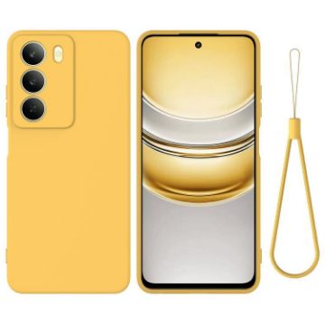 Realme C75/C73 5G Yellow Silicone Dropproof Full Coverage Case - 1
