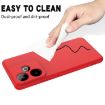 Realme GT 7/GT 7T 5G Red Liquid Silicone Dropproof Phone Case - 8