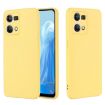 OPPO Reno8 4G Yellow Liquid Silicone Dropproof Full Coverage Case - 2