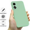 OPPO A78 4G Green Liquid Silicone Dropproof Full Coverage Case - 2