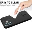 OPPO A79 Black Liquid Silicone Dropproof Full Coverage Phone Case - 6
