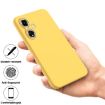 OPPO A59/A2 Yellow Liquid Silicone Dropproof Full Coverage Phone Case - 4