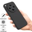 OPPO Find X8 Pro Black Liquid Silicone Dropproof Full Coverage Case - 2