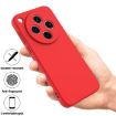 OPPO Find X8 Pro Red Liquid Silicone Dropproof Full Coverage Case - 2