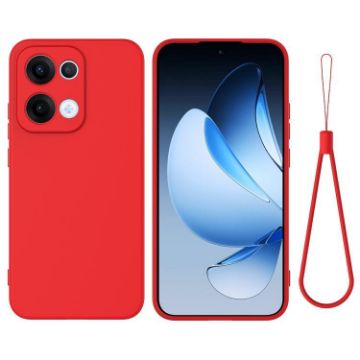 OPPO Reno13 5G Red Liquid Silicone Dropproof Full Coverage Case - 1