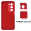 OPPO A5 4G/5G Red Liquid Silicone Dropproof Full Coverage Phone Case - 6