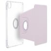 iPad Pro 13 2024 Pink Magnetic Split Leather Smart Case - 5