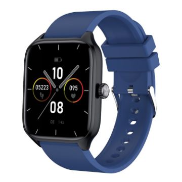 T19 Pro 1.96" IP67 Waterproof Smart Watch, Bluetooth Call, Heart Rate, Blue - 1