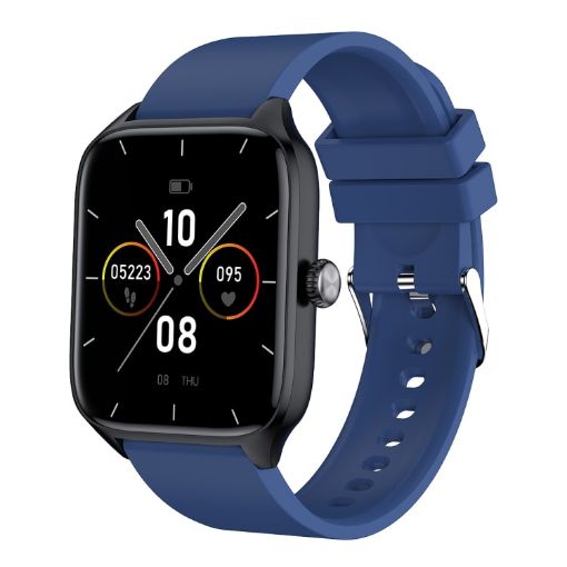T19 Pro 1.96" IP67 Waterproof Smart Watch, Bluetooth Call, Heart Rate, Blue - 1