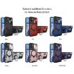 Moto E22/E22i CD Texture Camshield Magnetic Holder Case - Black - 2