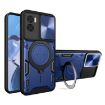 Moto E22/E22i CD Texture Camshield Magnetic Holder Case - Blue - 1