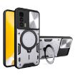 Motorola Edge 20 Pro Silver Camshield Magnetic Holder Phone Case - 1