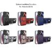 Moto G85 CD Texture Camshield Magnetic Holder Case - Blue - 2