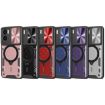 Moto G05 CD Texture Camshield Magnetic Holder Case - Blue - 2