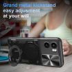 Moto G05 CD Texture Camshield Magnetic Holder Case - Blue - 4