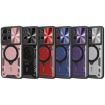 Moto G75 5G CD Texture Camshield Magnetic Holder Case - Black - 2
