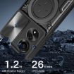 OPPO A78 4G Purple Camshield Magnetic Holder Phone Case - 6