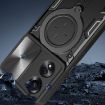 OPPO A58 4G Global CD Texture Camshield Magnetic Holder Case Blue - 6