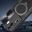 OPPO Reno11 Pro 5G Silver Case - CD Texture, Sliding Camshield, Magnetic Holder - 6