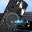 OPPO Reno 6 4G Blue Camshield Magnetic Holder Phone Case - 4