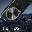 OPPO Reno12 F 5G Silver Camshield Magnetic Holder Phone Case - 7