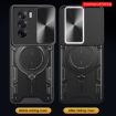 OPPO Reno12 Pro 5G Case - Black Camshield Magnetic Holder, Global CD Texture - 6
