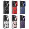 OPPO Reno12 5G Blue Camshield Magnetic Holder Phone Case Global CD Texture - 2