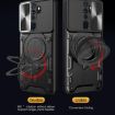 OPPO A9/A5/A11x CD Texture Camshield Magnetic Holder Case - Red - 5