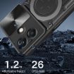 OPPO A3x 5G/4G CD Texture Camshield Magnetic Holder Case Blue - 7