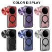 OPPO Find X8 Blue Camshield Magnetic Holder Phone Case with CD Texture - 2