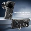 OPPO Find X8 Pro Black CD Texture Camshield Magnetic Holder Case - 7